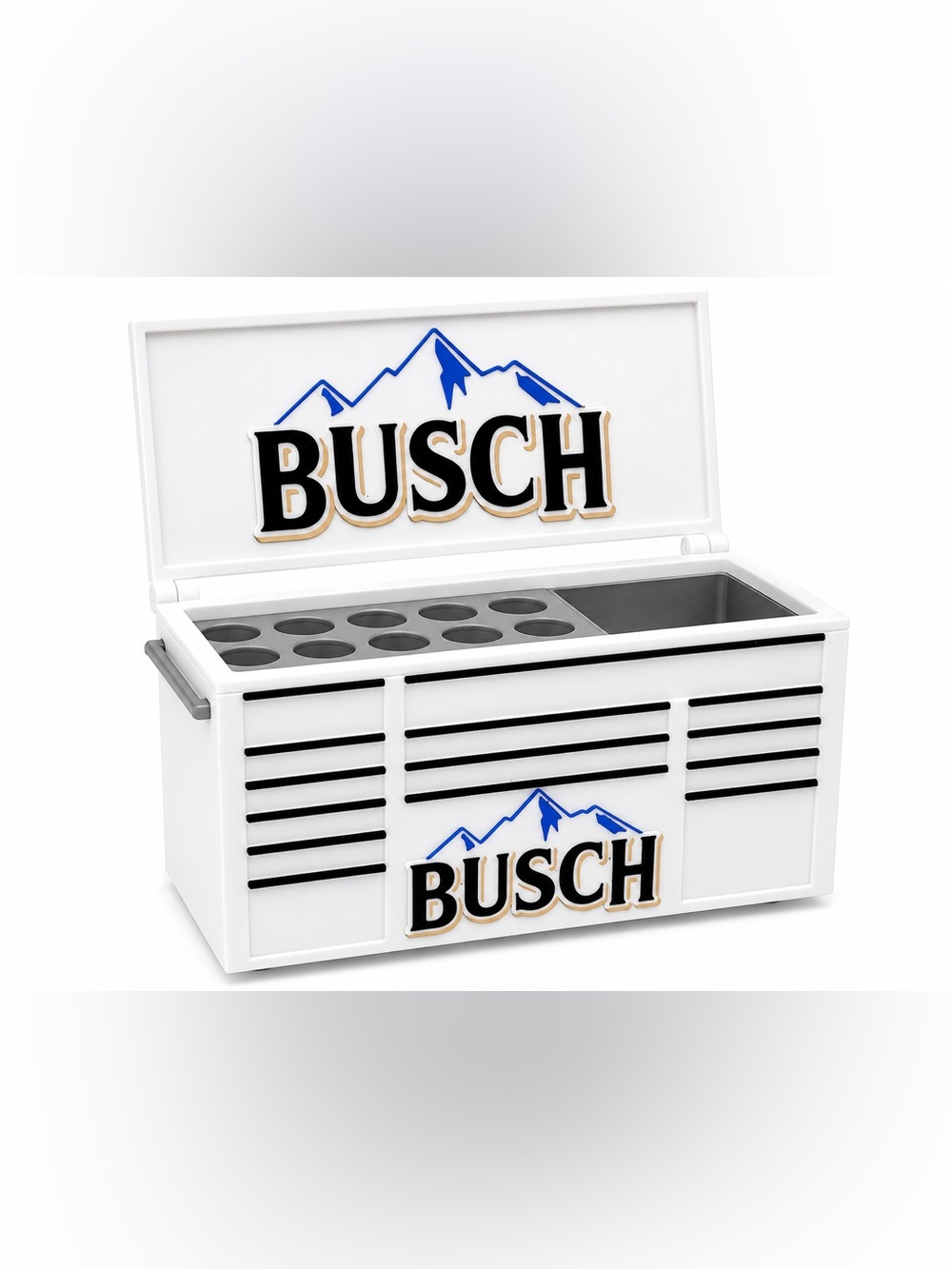 Busch Beer Mini Toolbox Pen And Trinket Holder Desk Top Organizer